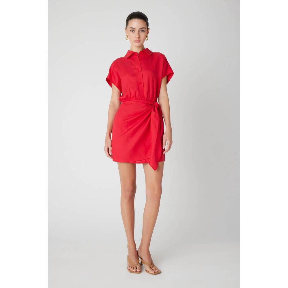 NEW JS71 carson dress in red